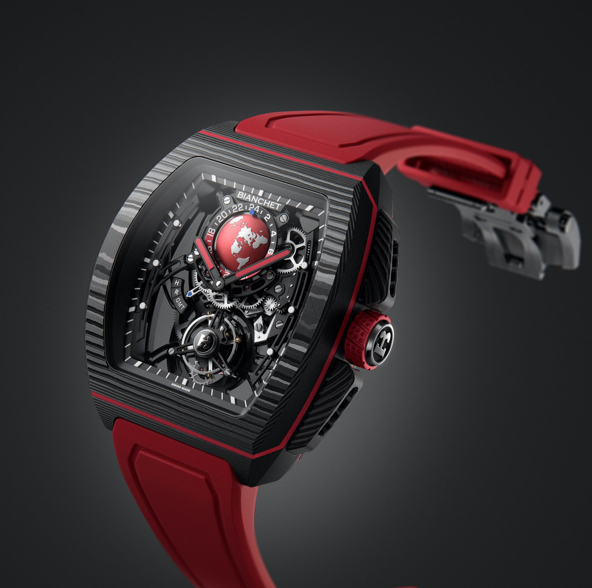 Flying Tourbillon Sport GMT Carbon Red - Image 2