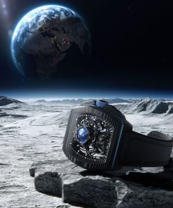 Alternative view of Flying Tourbillon Sport GMT Carbon Sky Blue