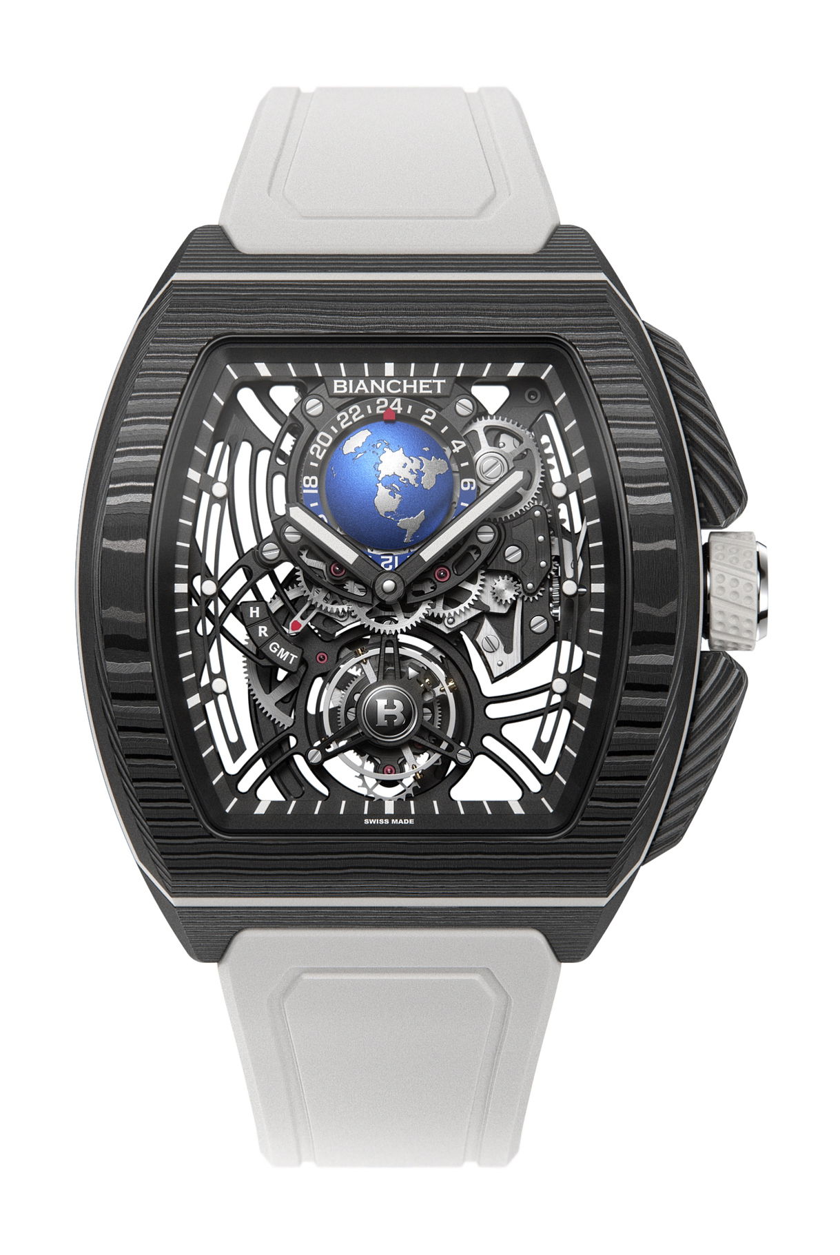 Flying Tourbillon Sport GMT Carbon White - Image 3