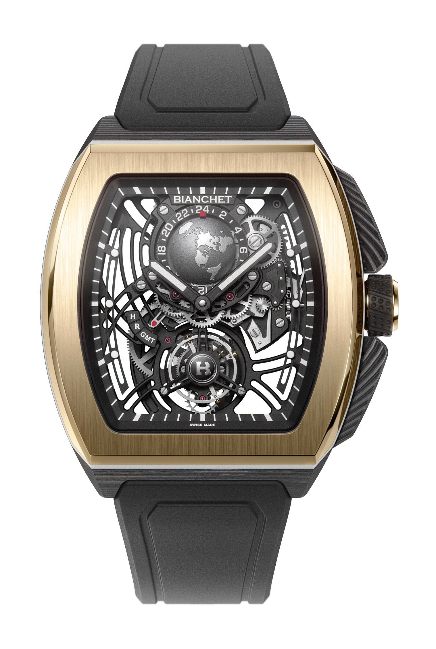 Flying Tourbillon Sport GMT Hybrid Gold