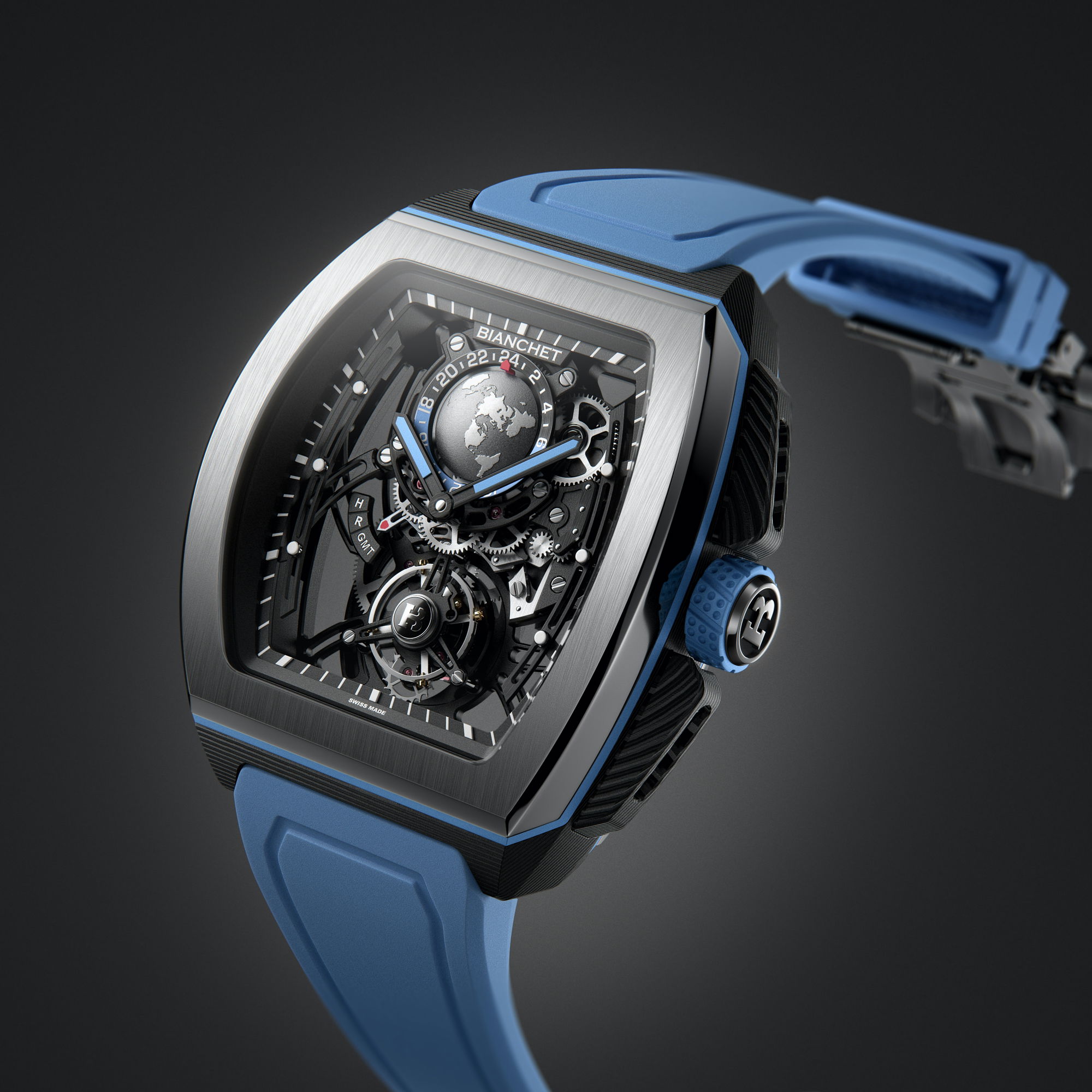 Flying Tourbillon Sport GMT Hybrid Sky Blue - Image 2