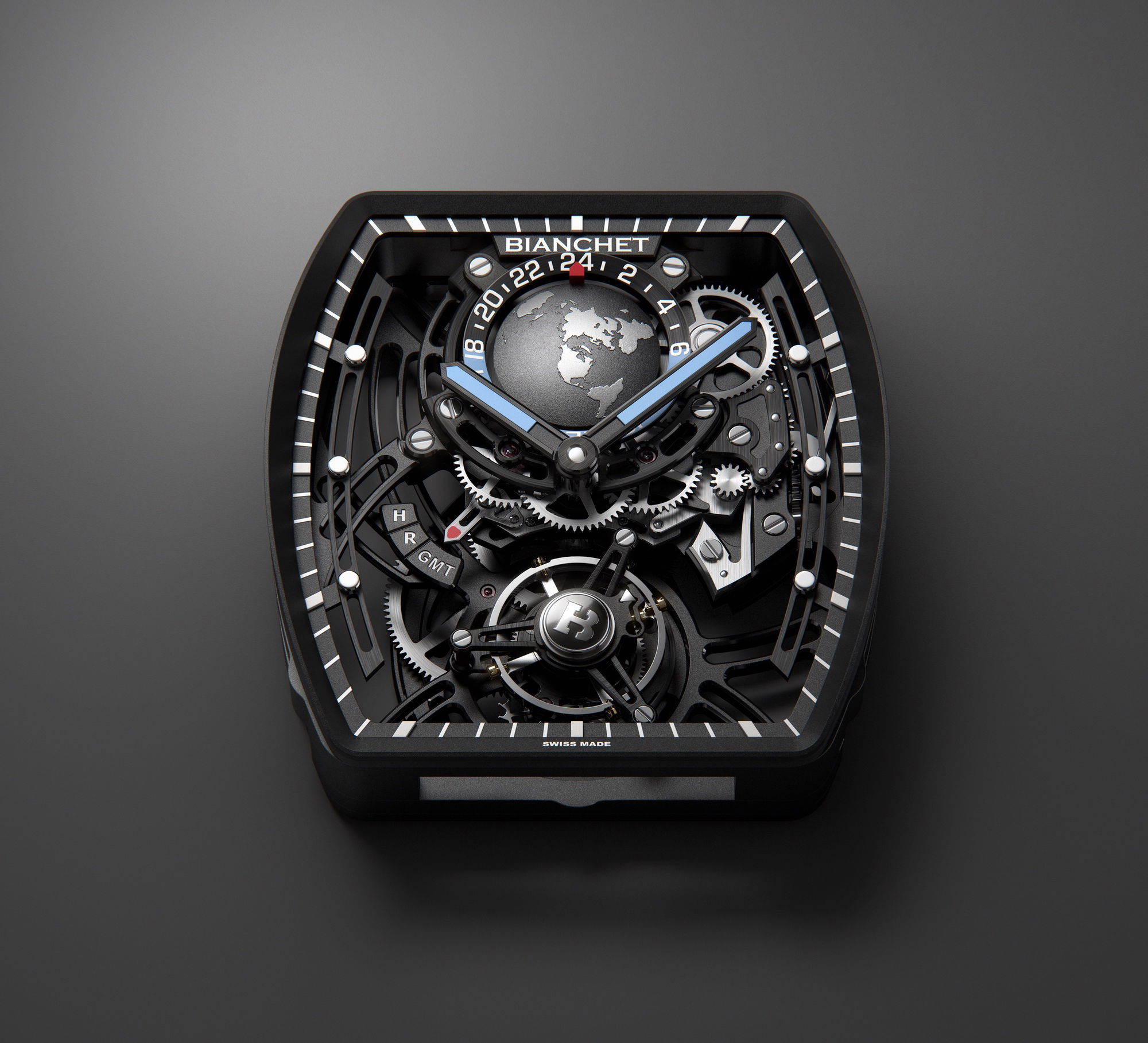 Flying Tourbillon Sport GMT Hybrid Sky Blue - Image 3