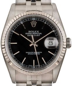 HandMade The Rolex Datejust 16234 Black Index