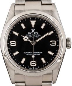 HandMade The Rolex Explorer 114270 Black Luminous Dial