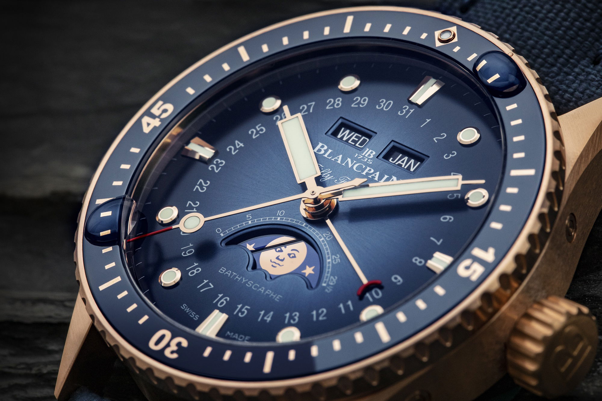 Fifty Fathoms Bathyscaphe Quantième Complet - Image 3