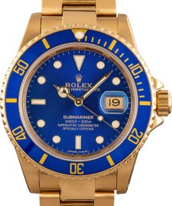 HandMade The Rolex Submariner 16808 Yellow Gold Oyster