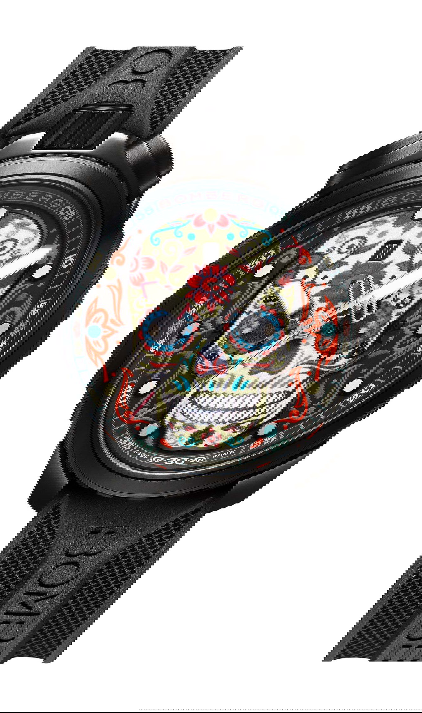 BOLT-68 Heritage Sugar Skull Red