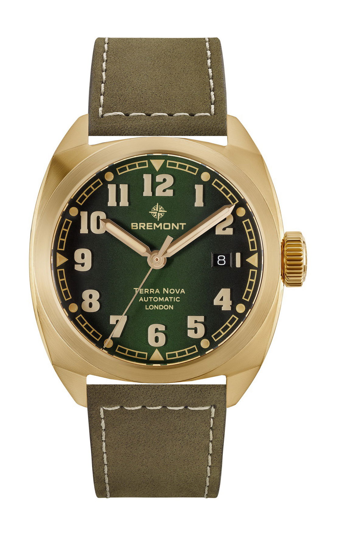 Terra Nova 40.5 mm Date Bronze