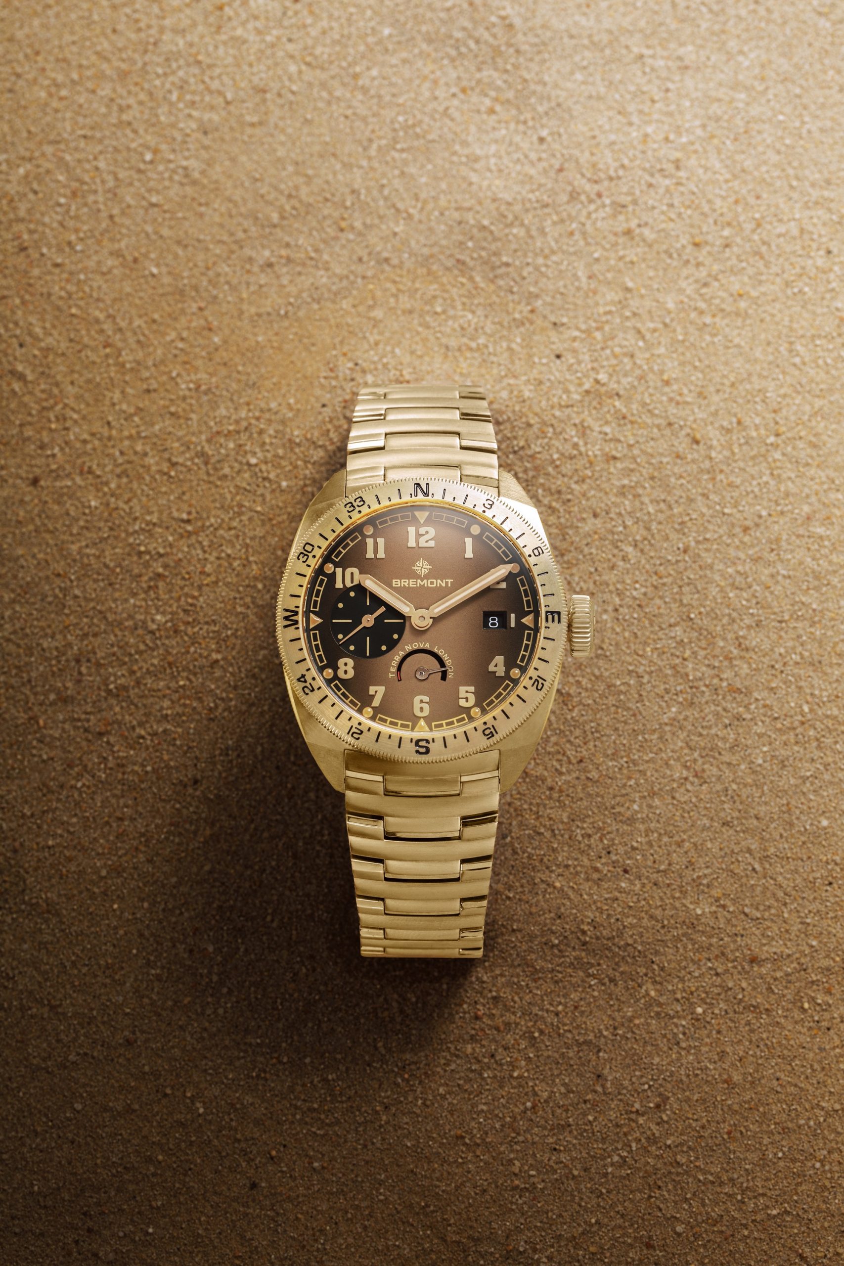 Terra Nova 40.5 Turning Bezel Power Reserve Bronze - Image 2