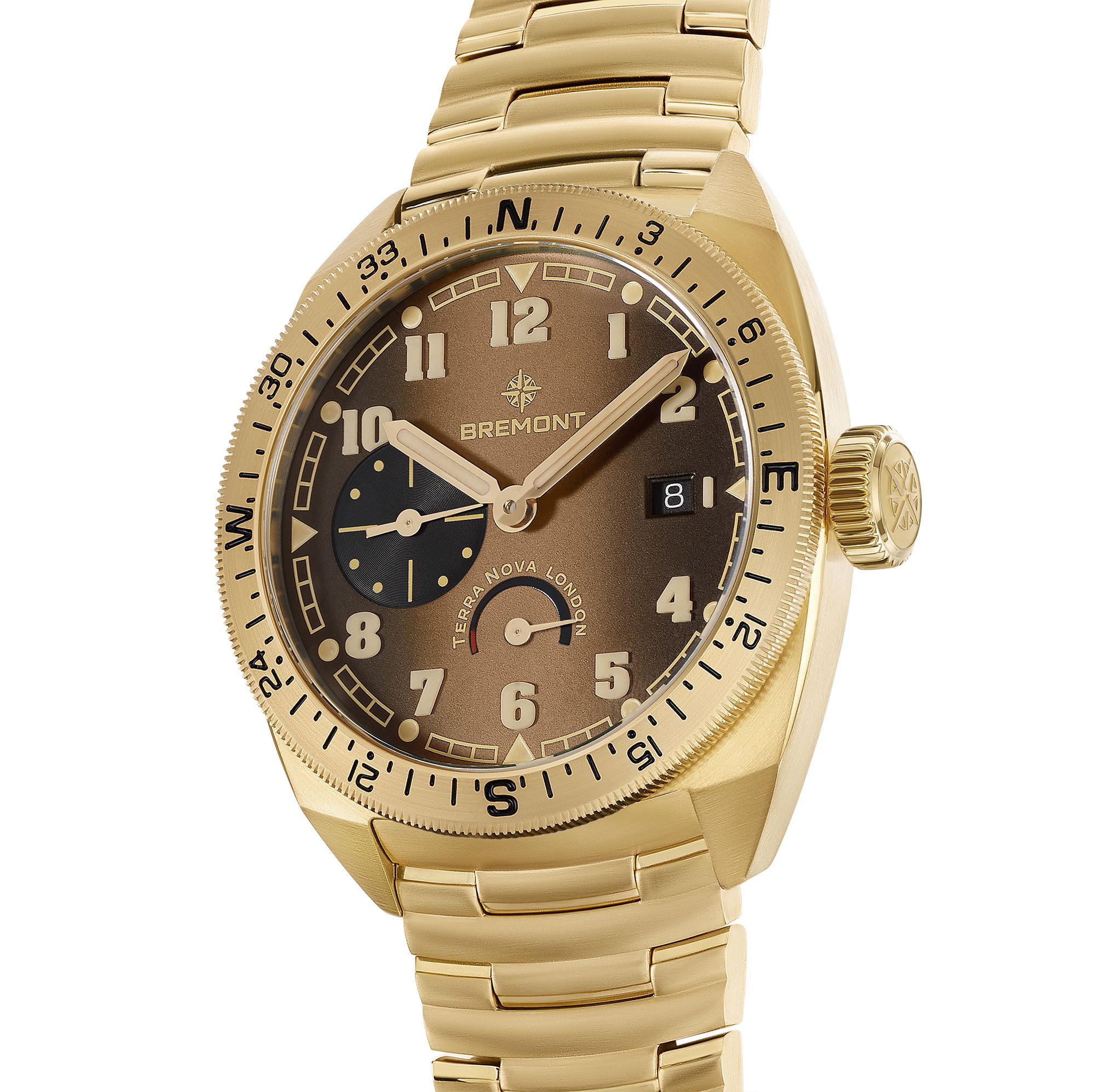 Terra Nova 40.5 Turning Bezel Power Reserve Bronze - Image 3