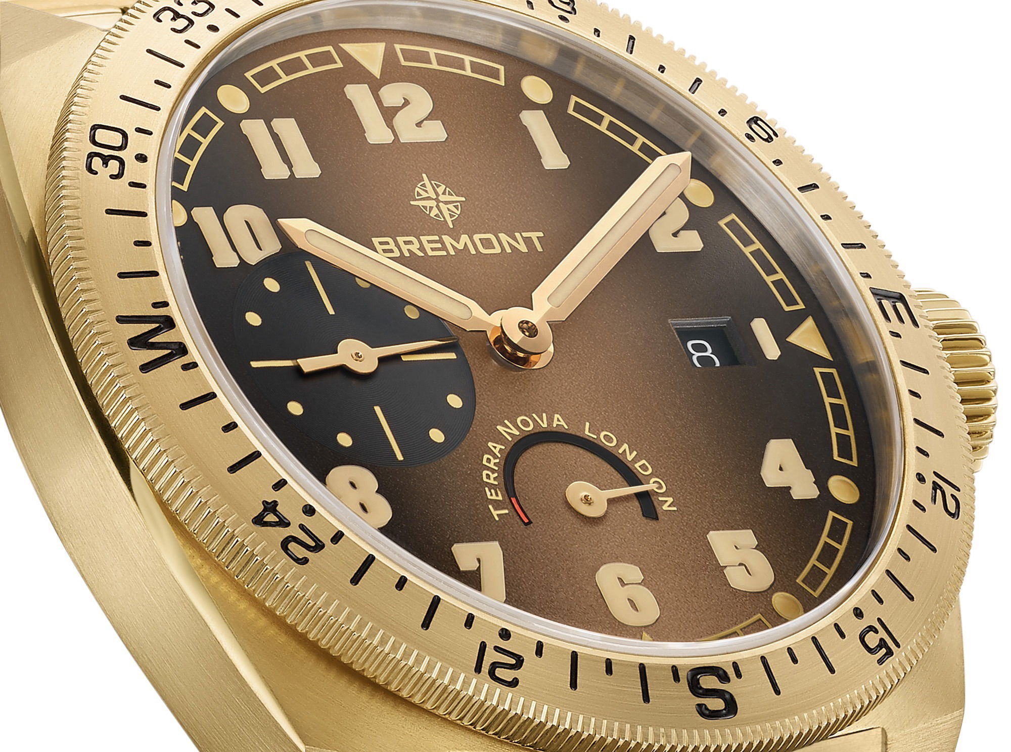 Terra Nova 40.5 Turning Bezel Power Reserve Bronze - Image 4