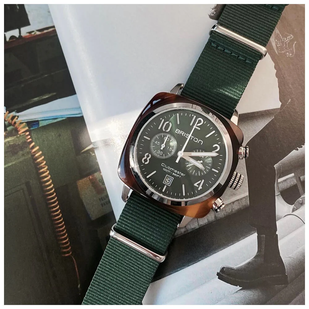 Clubmaster Classic Chrono British Green - Image 2