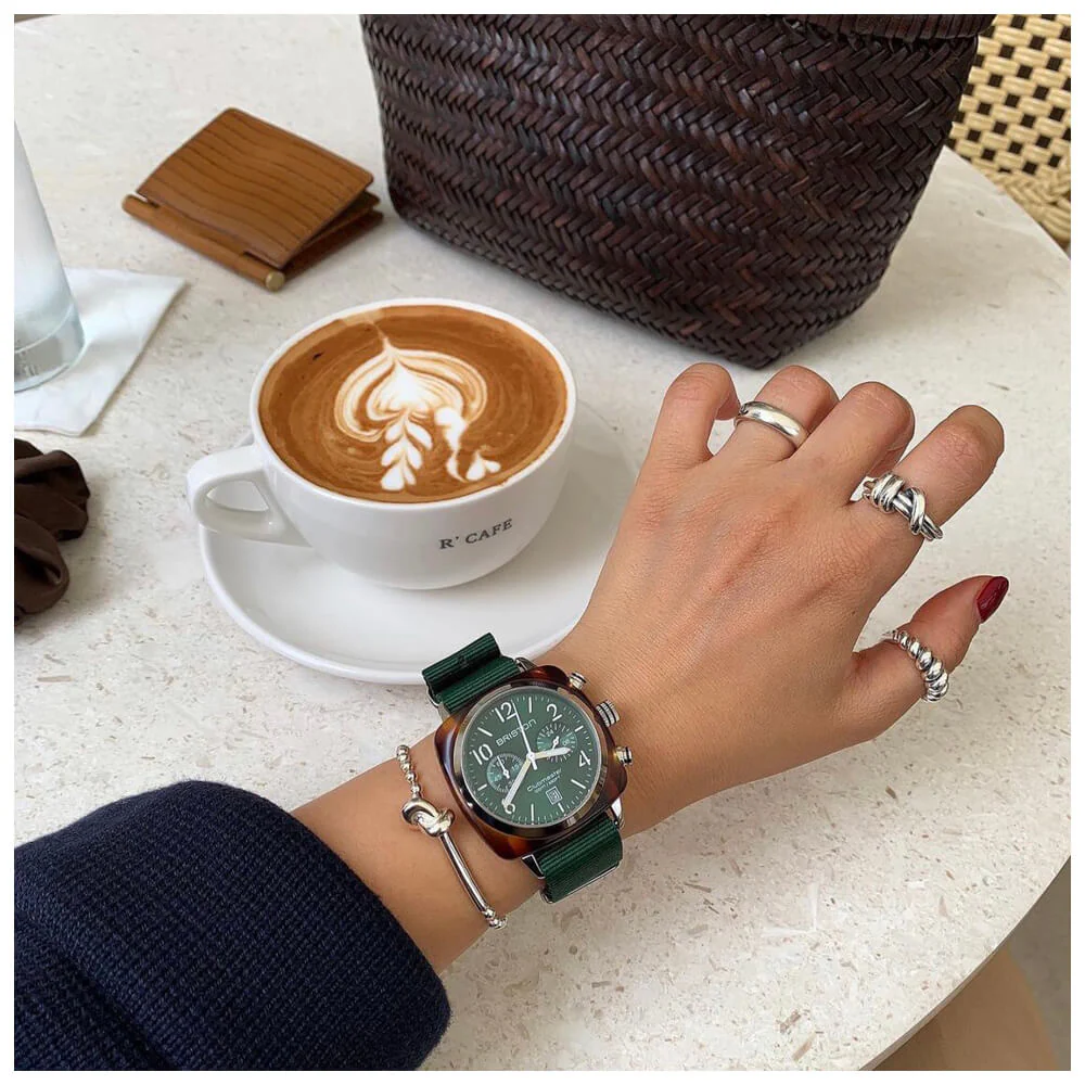 Clubmaster Classic Chrono British Green - Image 3