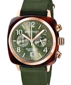 Clubmaster Classic Chrono Rose Gold Green