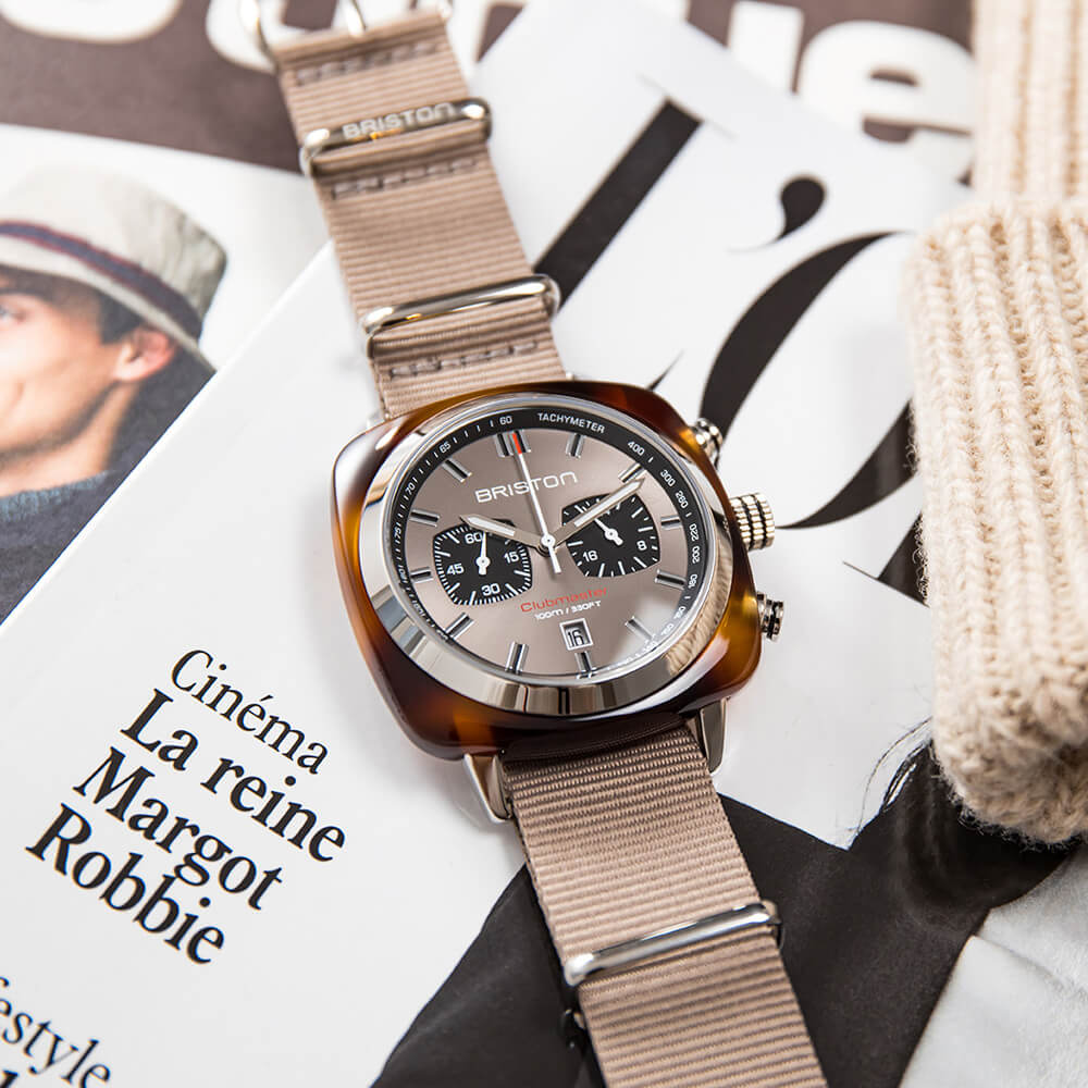 Clubmaster Sport Chrono Gray Taupe - Image 2