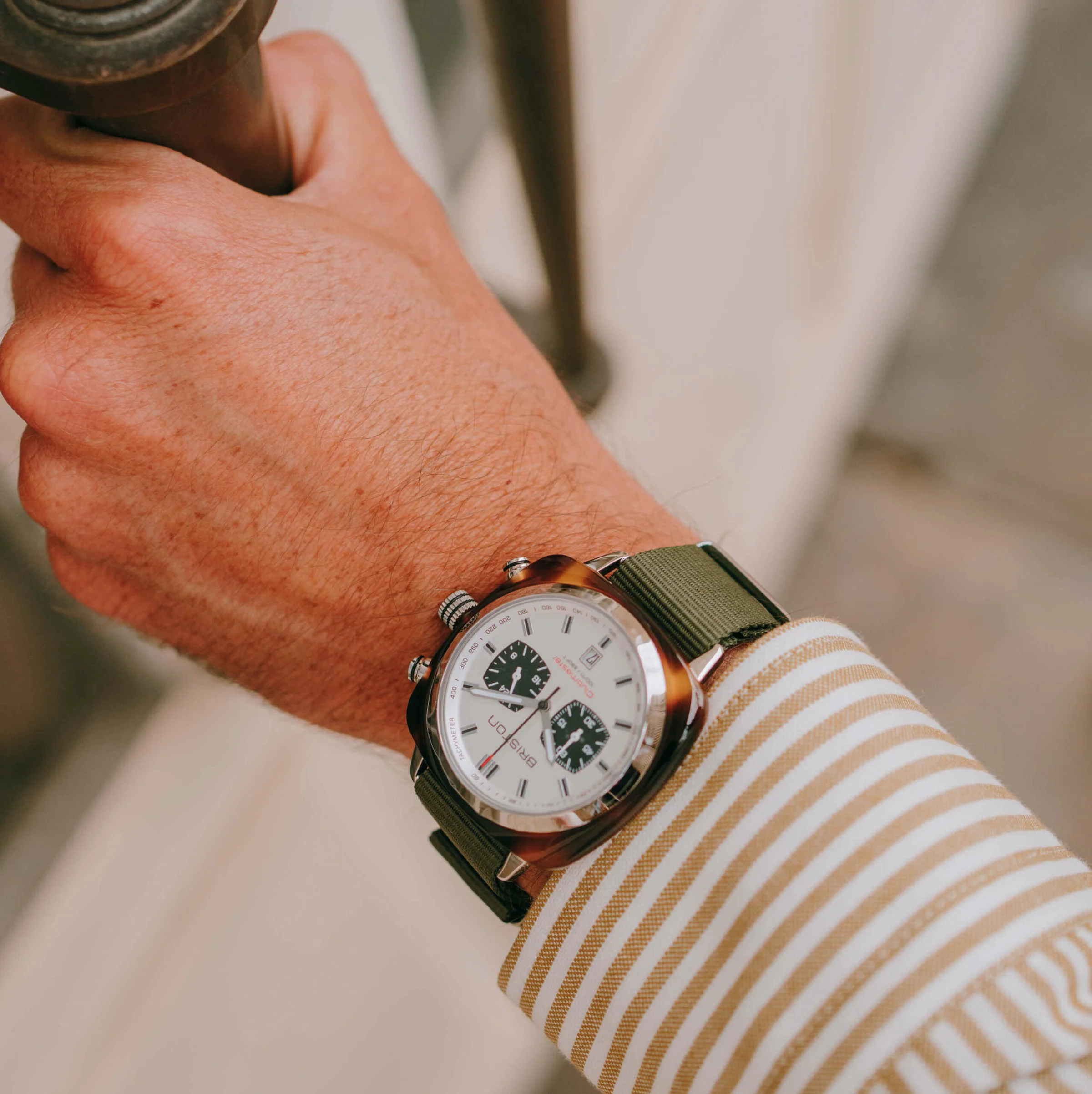 Clubmaster Sport Chrono White - Image 3