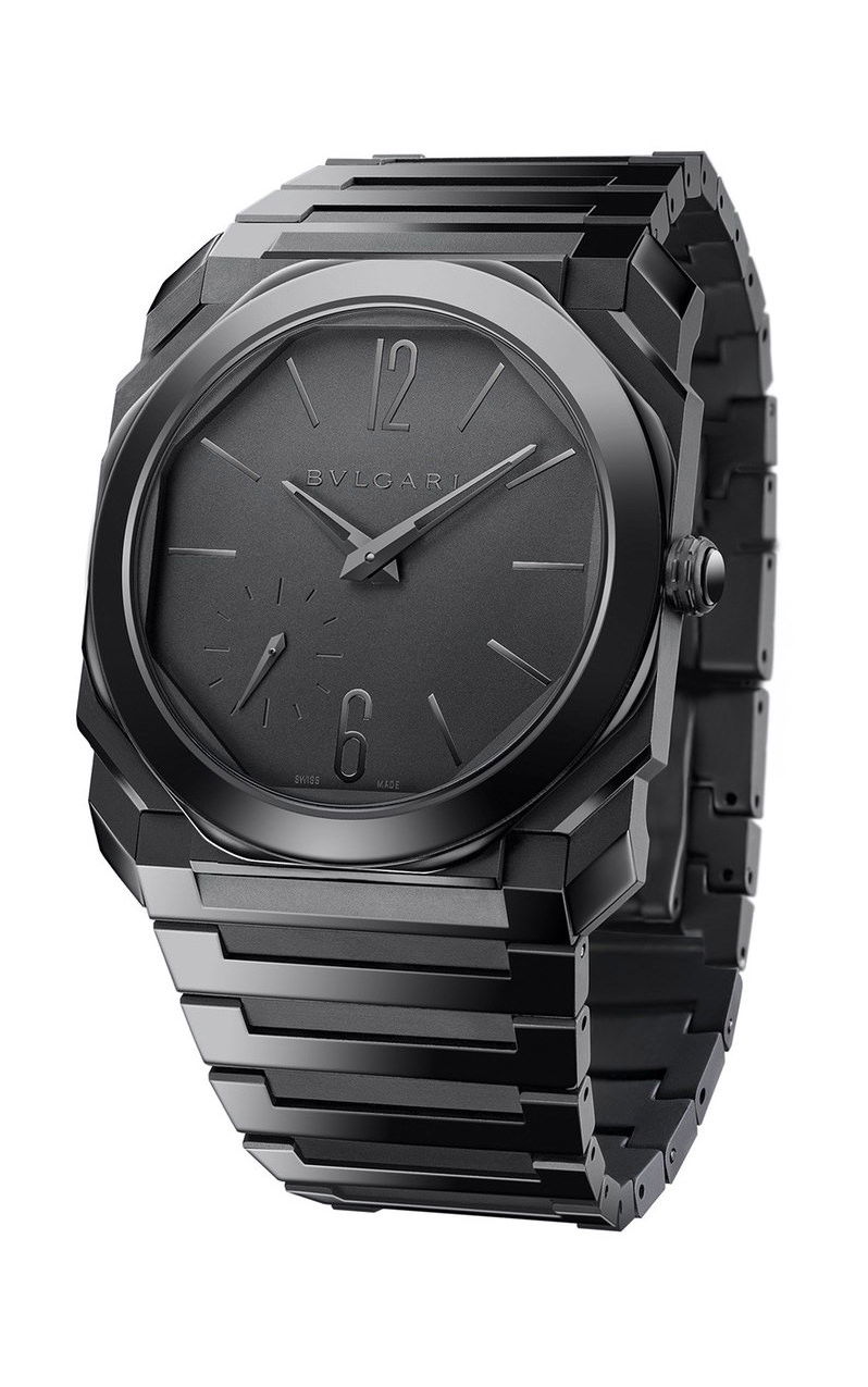 Octo Finissimo Automatic Black Sandblast-Polished Ceramic
