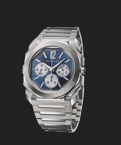 Alternative view of Octo Finissimo S Chronograph GMT STeel