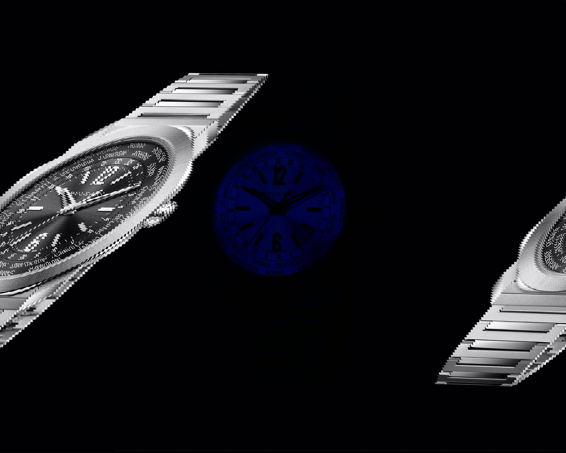 Octo Roma Worldtimer Steel - Image 4