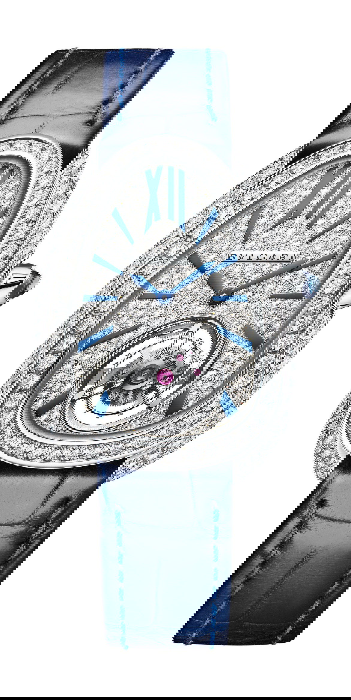 Serpenti Seduttori Tourbillon White Gold