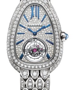 Serpenti Seduttori Tourbillon White Gold And Full Diamonds