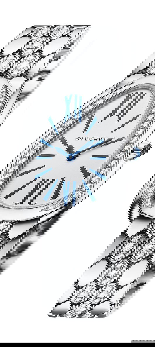 Serpenti Seduttori White Gold Semi-Paved Bracelet