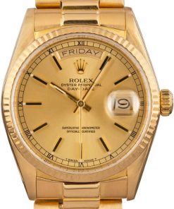 HandMade The Rolex Day-Date President 18038 Yellow Gold