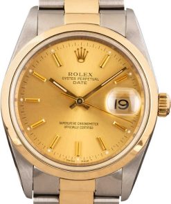 HandMade The Rolex Date 15203 Champagne Dial