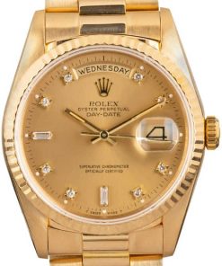 HandMade The Rolex 18K Day-Date 18238 Diamond Dial