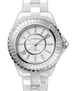 J12 Baguette Diamond Bezel