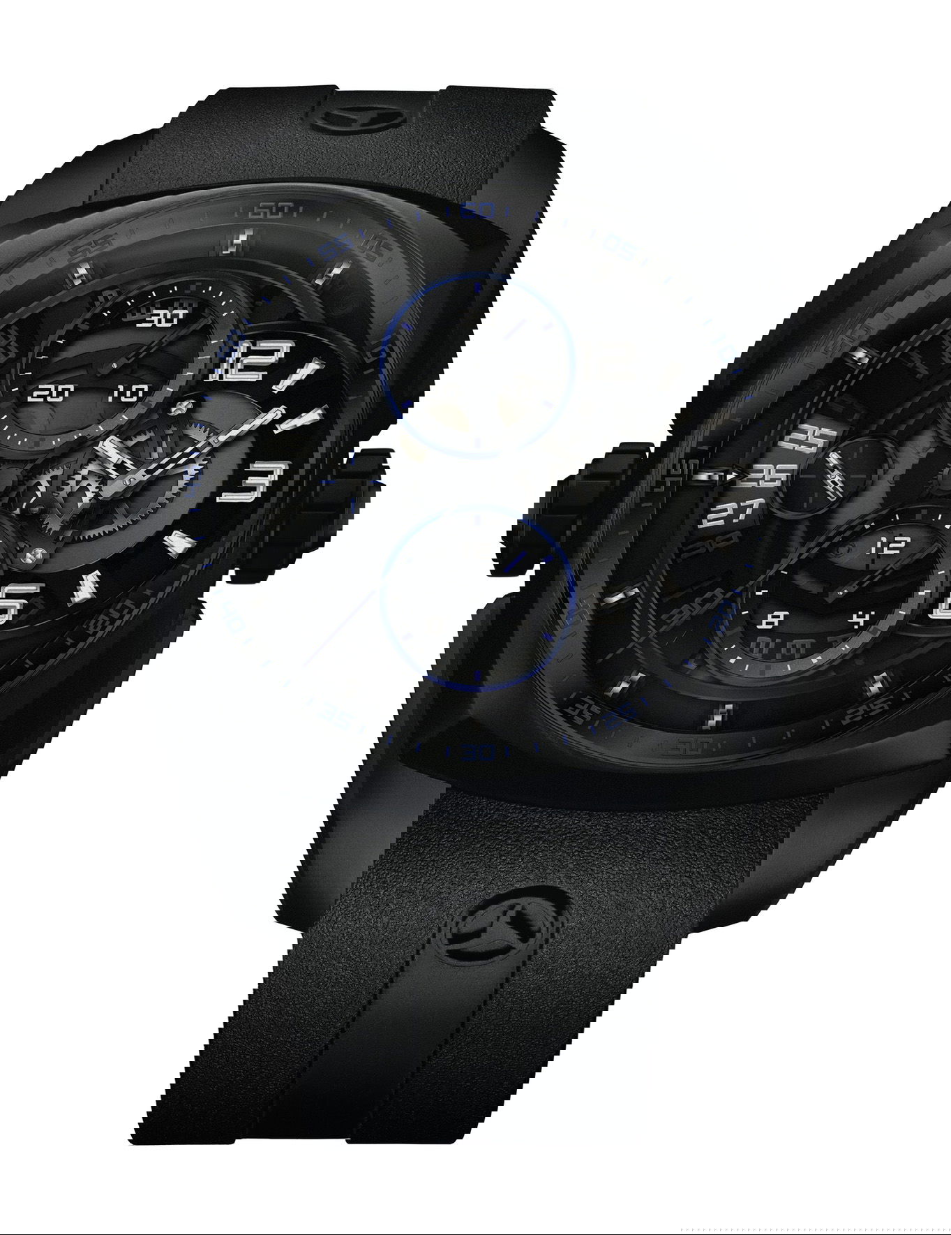 Klepcys Skeleton Chronograph Dark & Blue