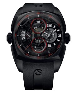 Klepcys Skeleton Chronograph Dark & Red