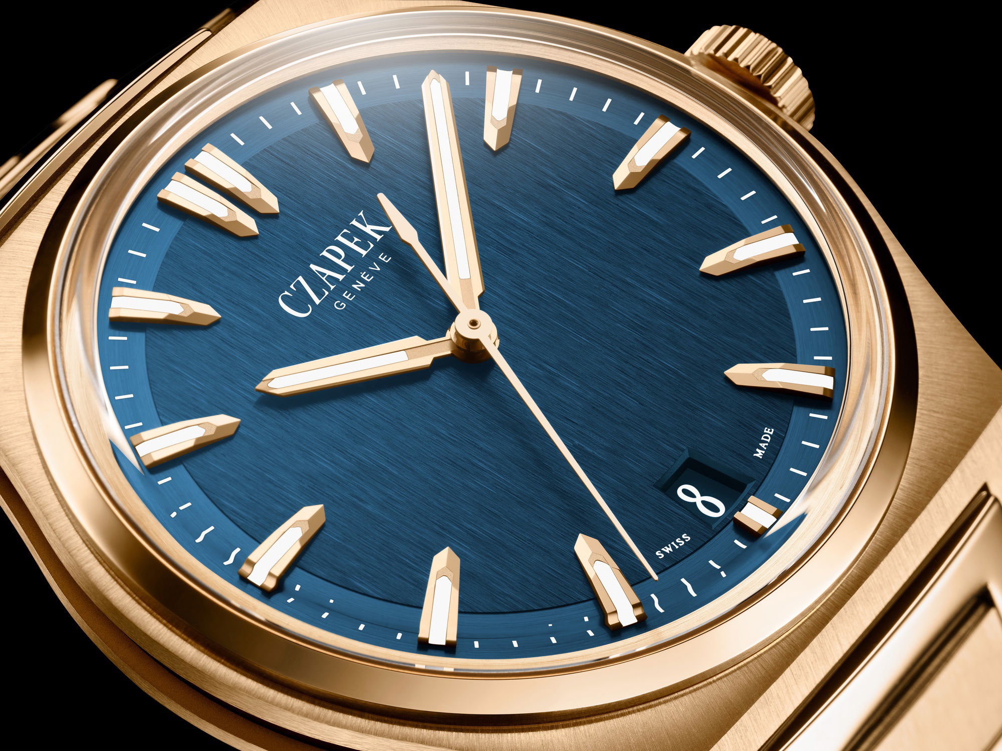 Antarctique Mount Erebus Deep Blue Full Yellow Gold - Image 4