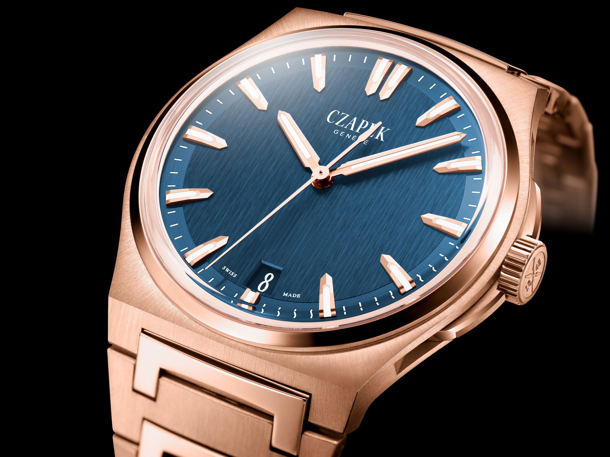 Antarctique Mount Erebus Deep Blue Full Rose Gold - Image 3
