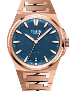 Antarctique Mount Erebus Deep Blue Full Rose Gold