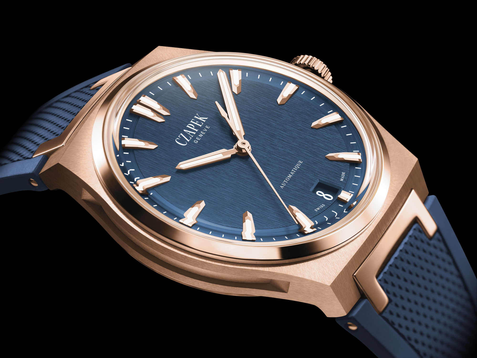 Antarctique Mount Erebus Deep Blue Full Rose Gold - Image 4
