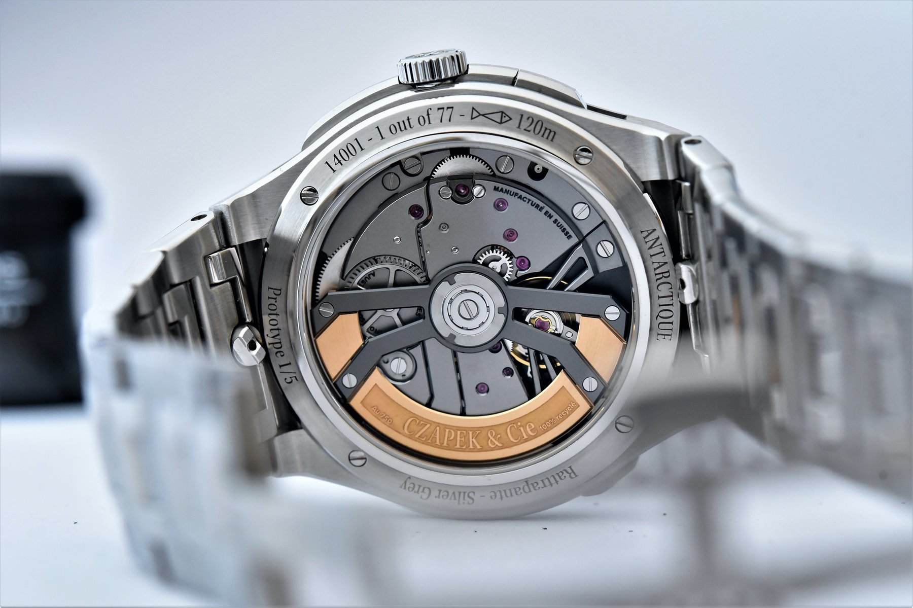 Antarctique Rattrapante Silver Grey - Image 2