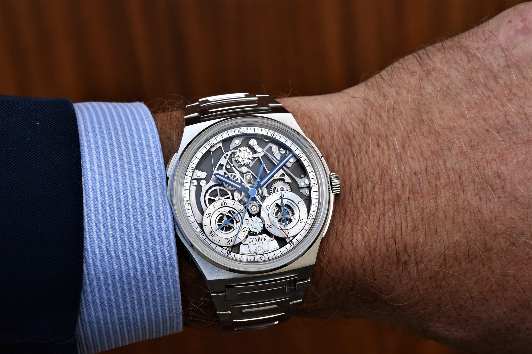 Antarctique Rattrapante Silver Grey - Image 8