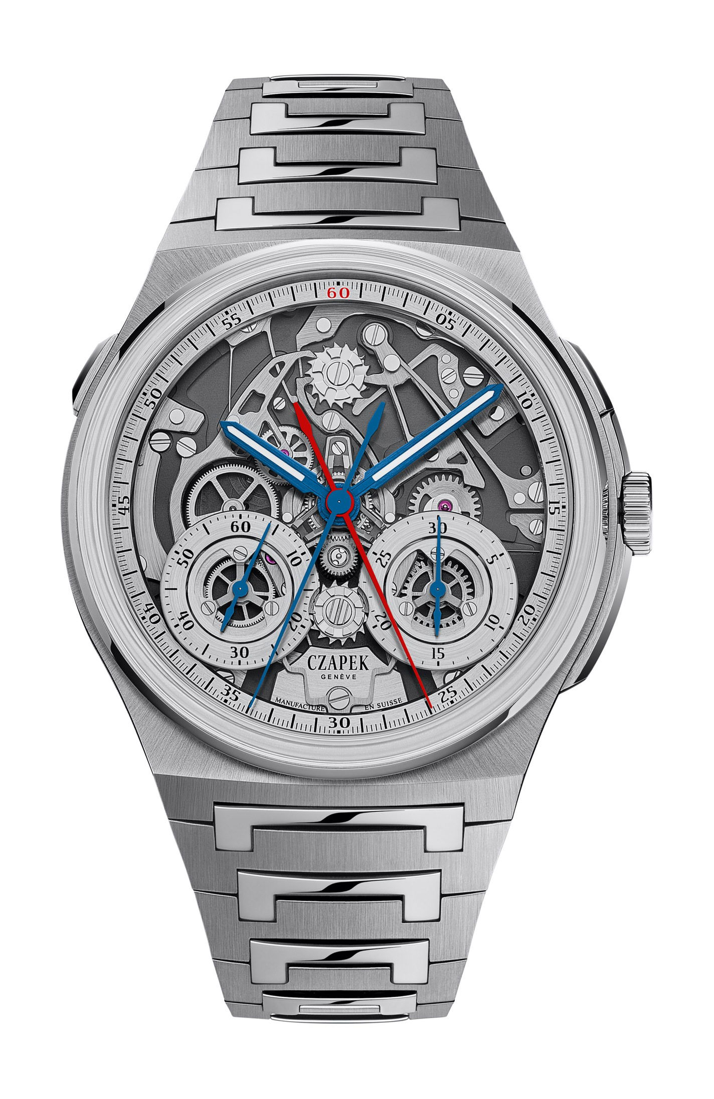 Antarctique Rattrapante Silver Grey