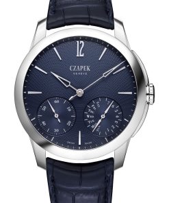 Quai des Bergues Guilloché Richochet – Aqua Blue