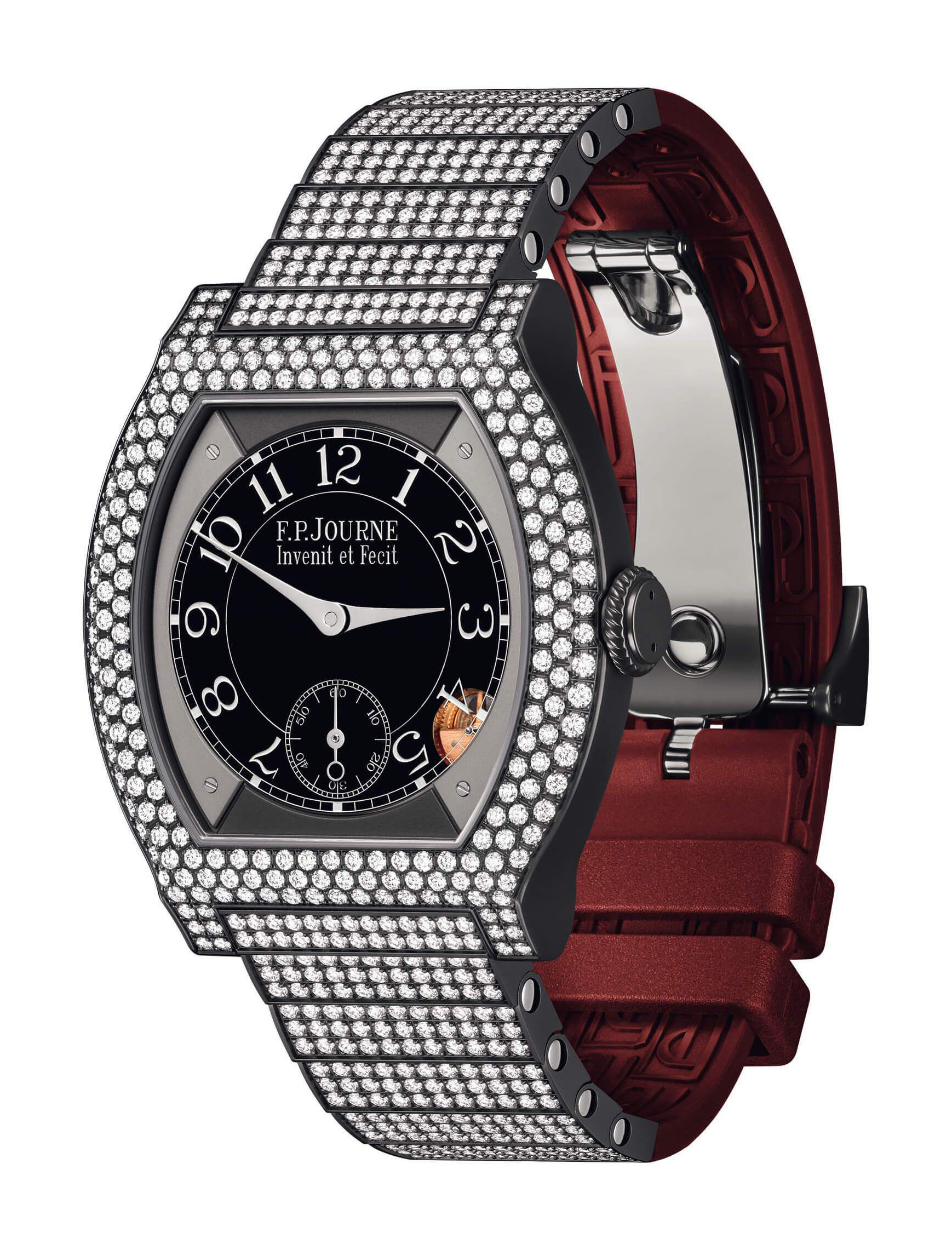 élégante 40 Titalyt 12 Rows of Diamonds with Set Bracelet