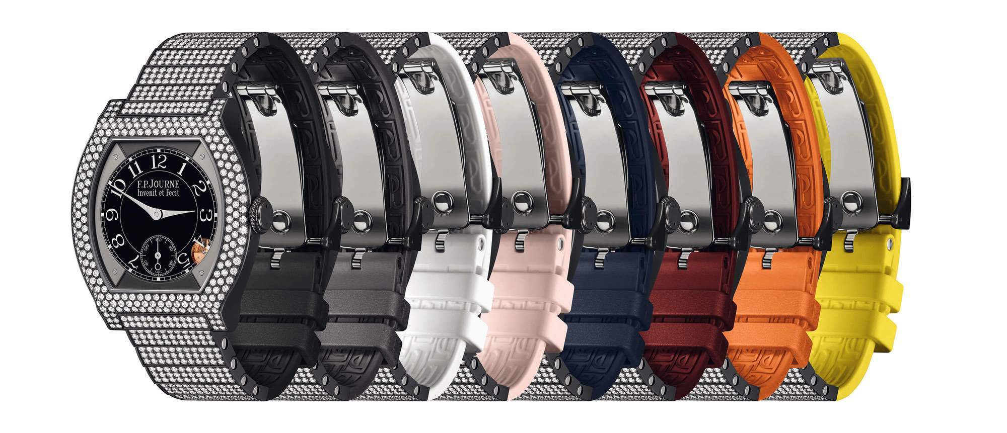 élégante 40 Titalyt 12 Rows of Diamonds with Set Bracelet - Image 3