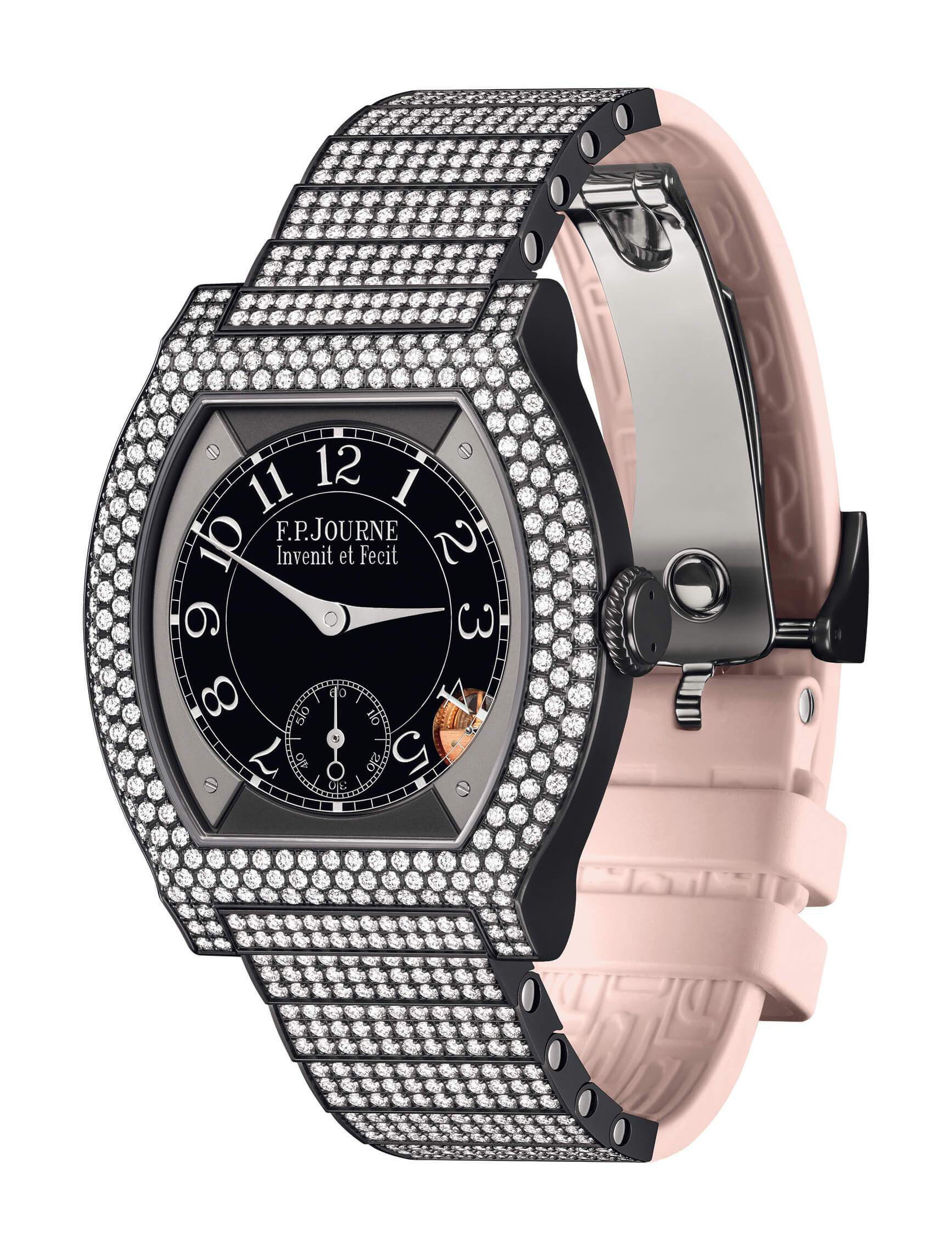 élégante 40 Titalyt 12 Rows of Diamonds with Set Bracelet