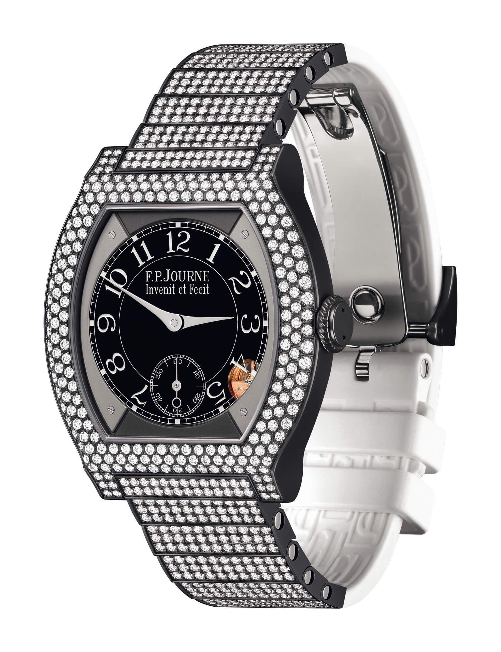 élégante 40 Titalyt 12 Rows of Diamonds with Set Bracelet