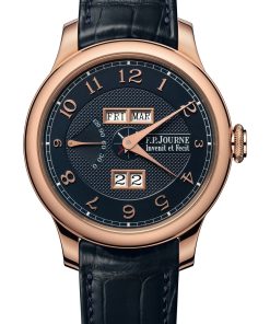 Quantième Perpétuel Blue Silver Dial