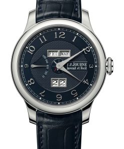 Quantième Perpétuel Blue Silver Dial