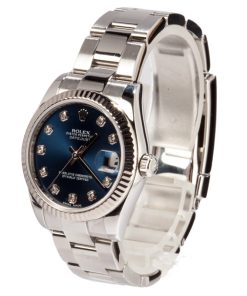 Alternative view of HandMade The Rolex Datejust 178274 Blue Diamond Dial