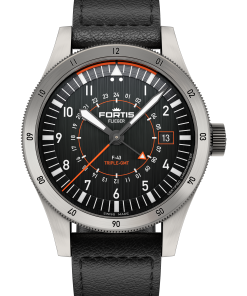 Flieger F-43 Triple GMT Titanium Black