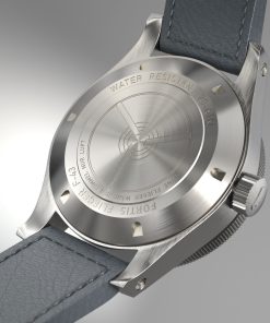 Alternative view of Flieger F-43 Triple GMT Titanium Orange