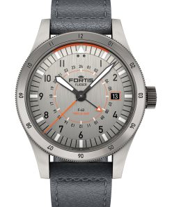 Flieger F-43 Triple GMT Titanium Orange